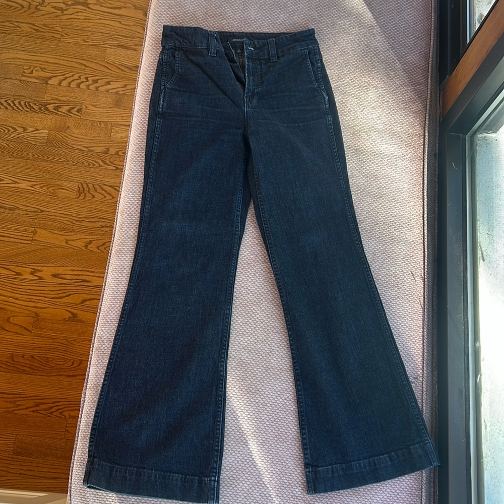 J.Crew wide leg jeans. Sz 26